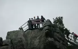 Uczniowie na Szczelińcu Wielkim