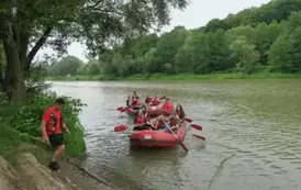 Spływ pontonowy po Nidzie Kłodzkiej