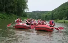 Spływ pontonowy po Nidzie Kłodzkiej