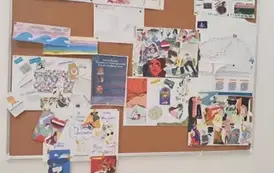 Plakaty, efekt pracy uczestniczek szkolenia