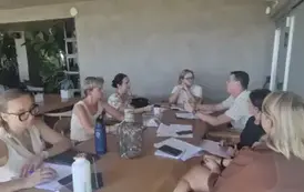 Nauczyciele z Polski, Słowenii i Litwy podczas zajęć