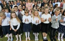 Uczniowie klas pierwszych