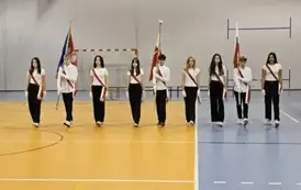 Przemarsz poczt&oacute;w sztandarowych i pocztu flagowego