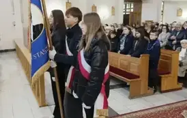 Uroczysta niedzielna msza święta w intencji szkoły