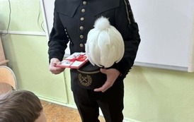 Podziękowania dla przedstawiciela kopalni siarki