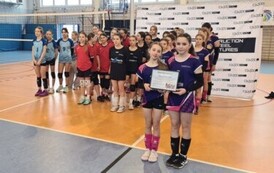 Przed wręczeniem podziękowania dla prezesa firmy CASS Construction and Steel Structures