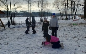 Zabawy na śniegu