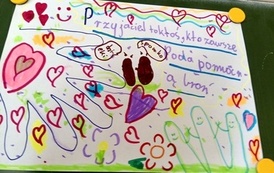 Praca uczni&oacute;w o przyjaźni