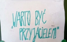 Praca uczni&oacute;w o przyjaźni