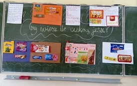 Prace uczni&oacute;w wykonane podczas projektu pn. Czy wiesz ile cukru jesz?