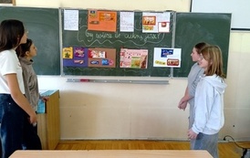 Prace uczni&oacute;w wykonane podczas projektu pn. Czy wiesz ile cukru jesz?