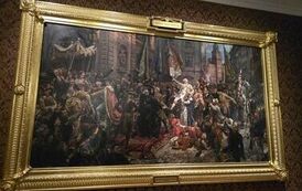 Obraz Jana Matejki w Zamku Kr&oacute;lewskim