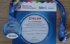 Pamiątkowy dyplom i medal