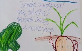 Plakat wykonany przez ucznia