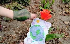 Listy uczni&oacute;w do Ziemi - sesja plenerowa