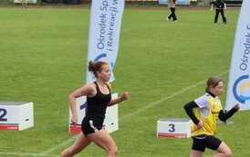 Lena podczas biegu na 600 m
