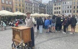 Kataryniarz na starym mieście