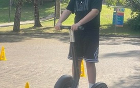Nauka jazdy na segwayu