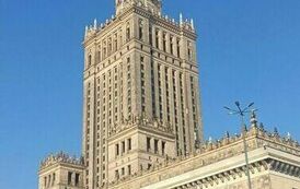 Widok na Pałac Kultury i Nauki