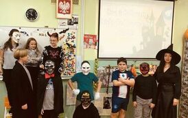 Klasa 5 c lekcja halloweenowa