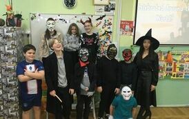 Klasa 5 c lekcja halloweenowa