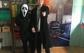 Mikołaj jako Harry Potter