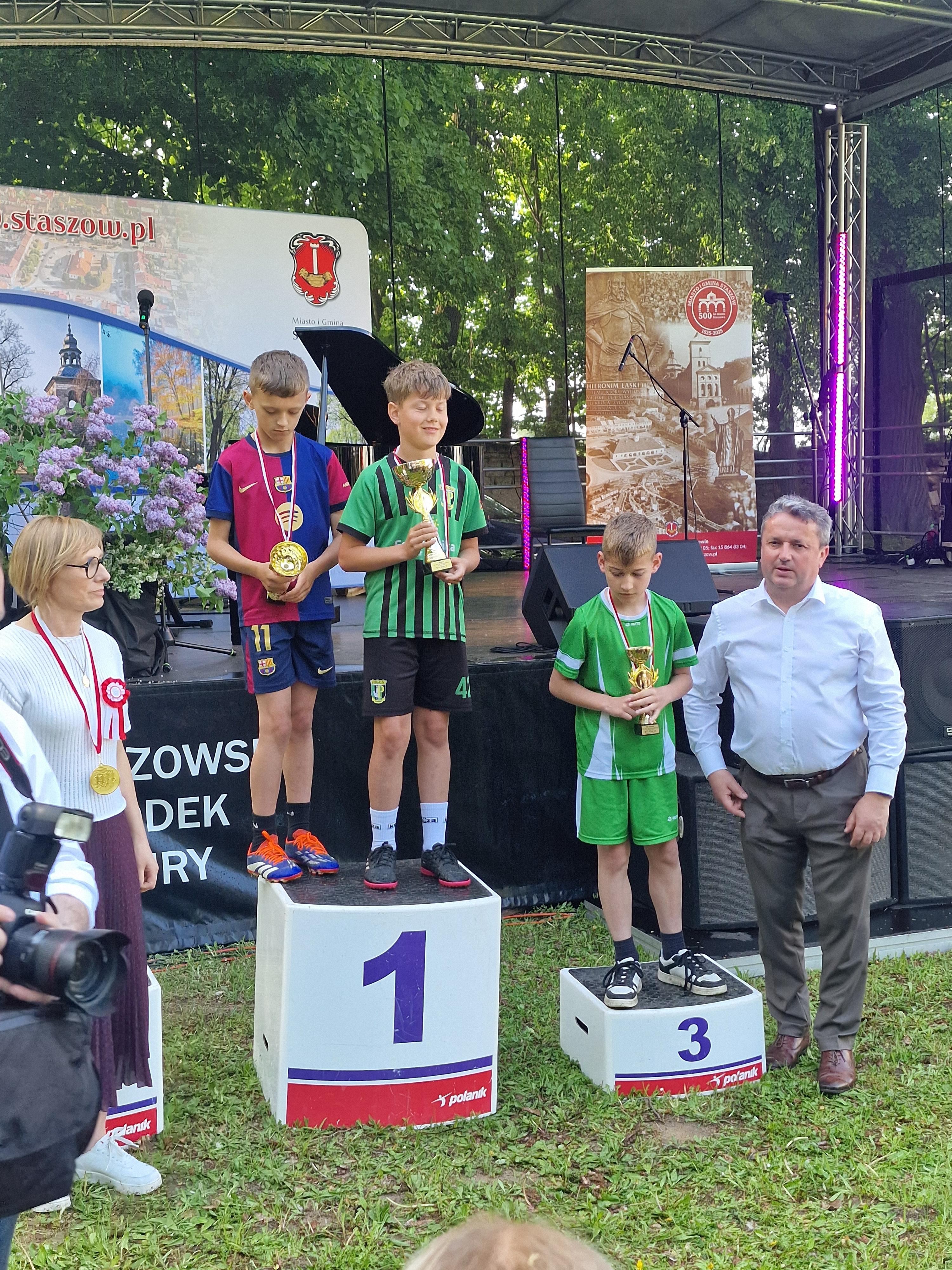 Szymon Foremniak na&nbsp;podium