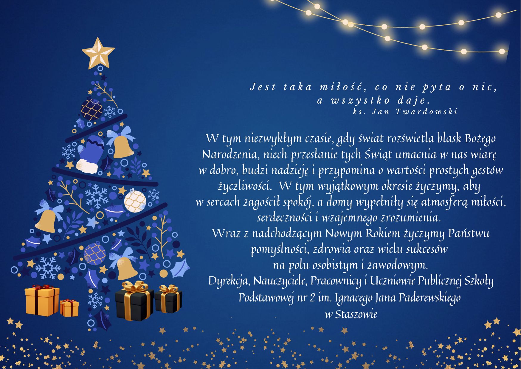 Życzenia z&nbsp;okazji Świąt Bożego Narodzenia