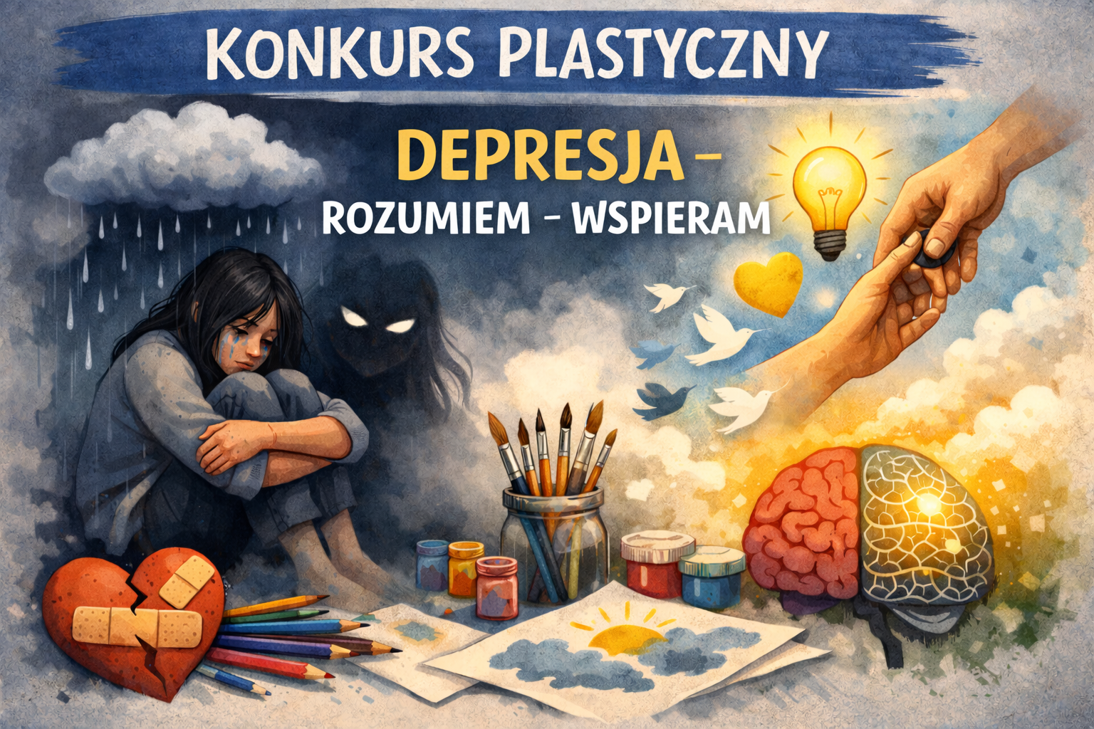 Plakat konkursu plastycznego