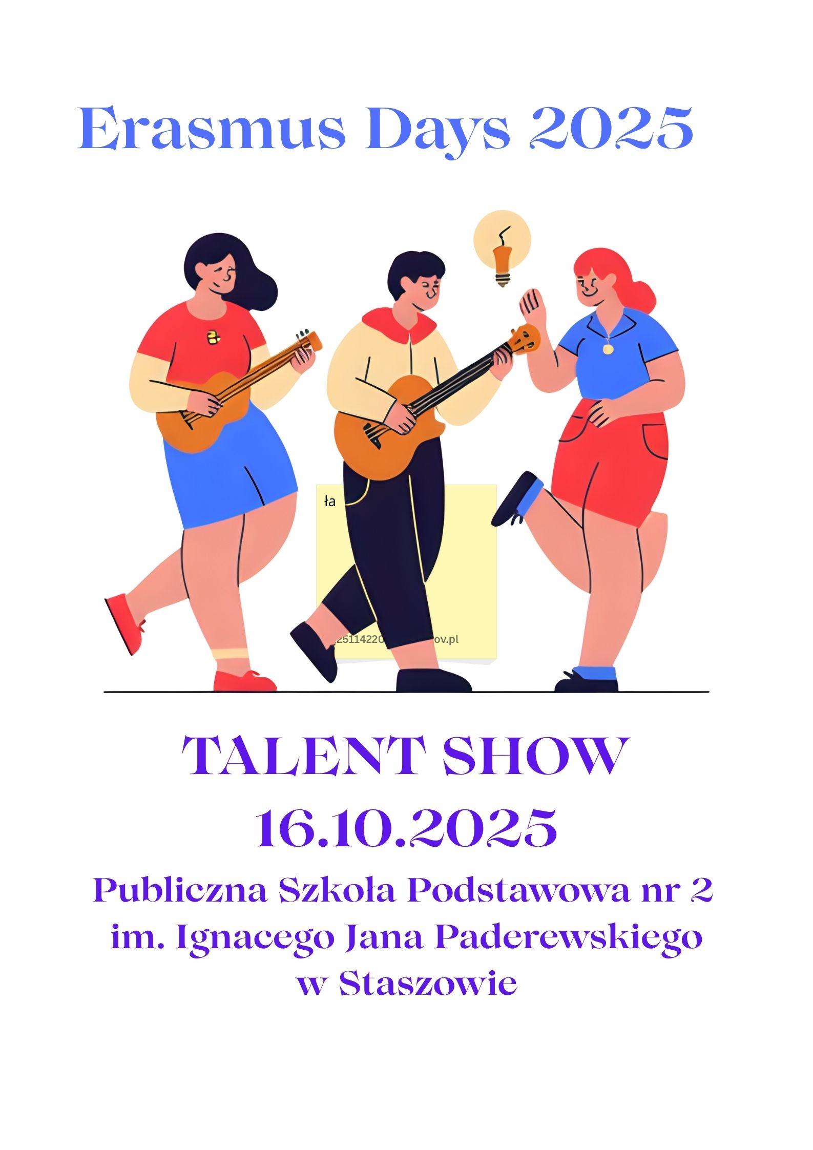 Plakat Talent Show