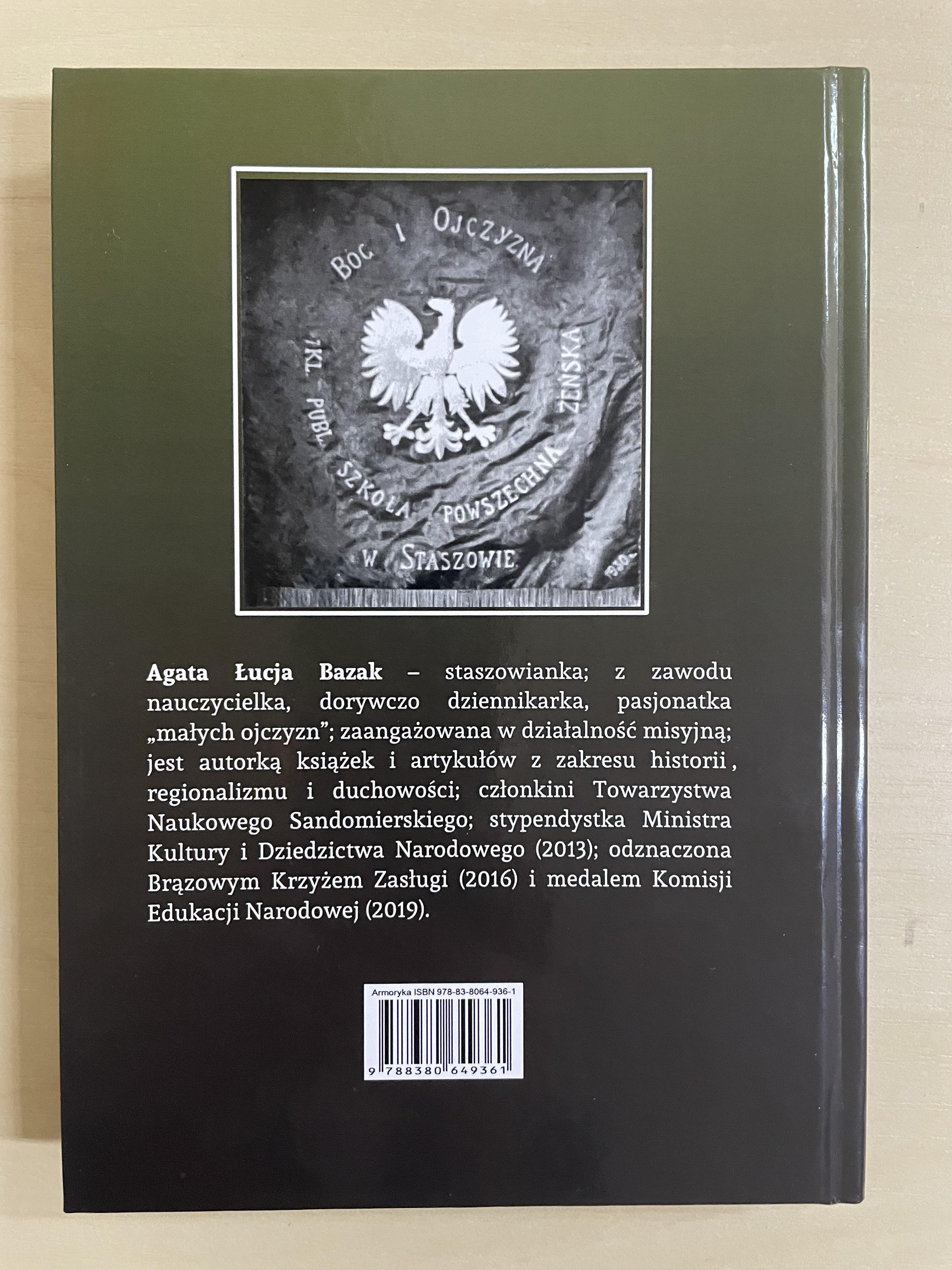 Kr&oacute;tka biografia autora na&nbsp;okładce książki