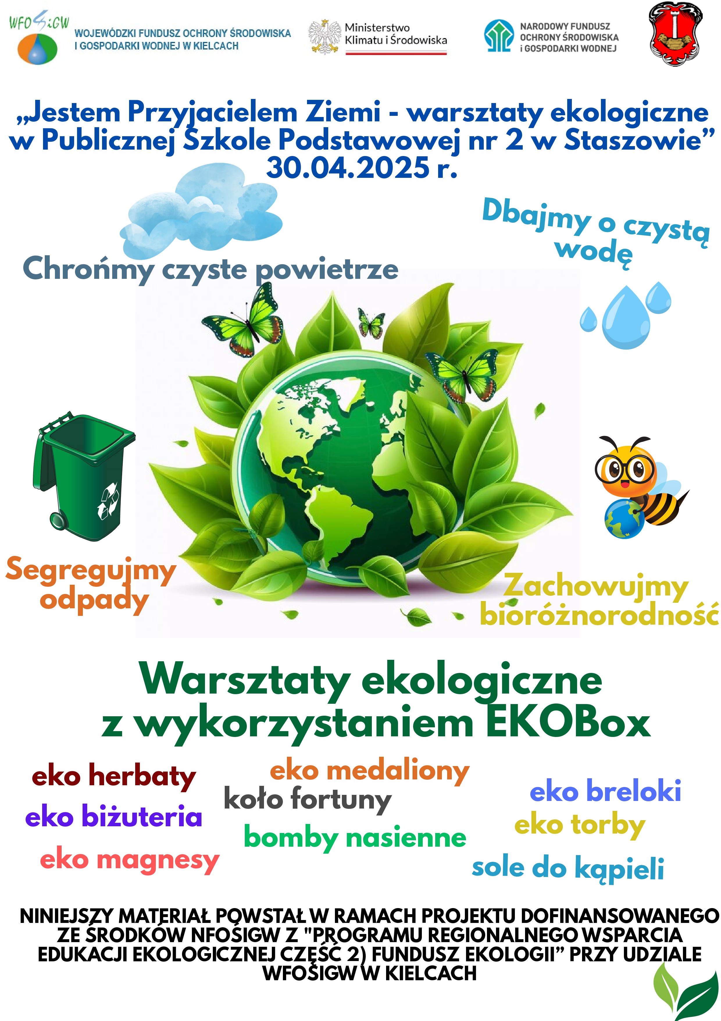 Plakat Jestem Przyjacielem Ziemi