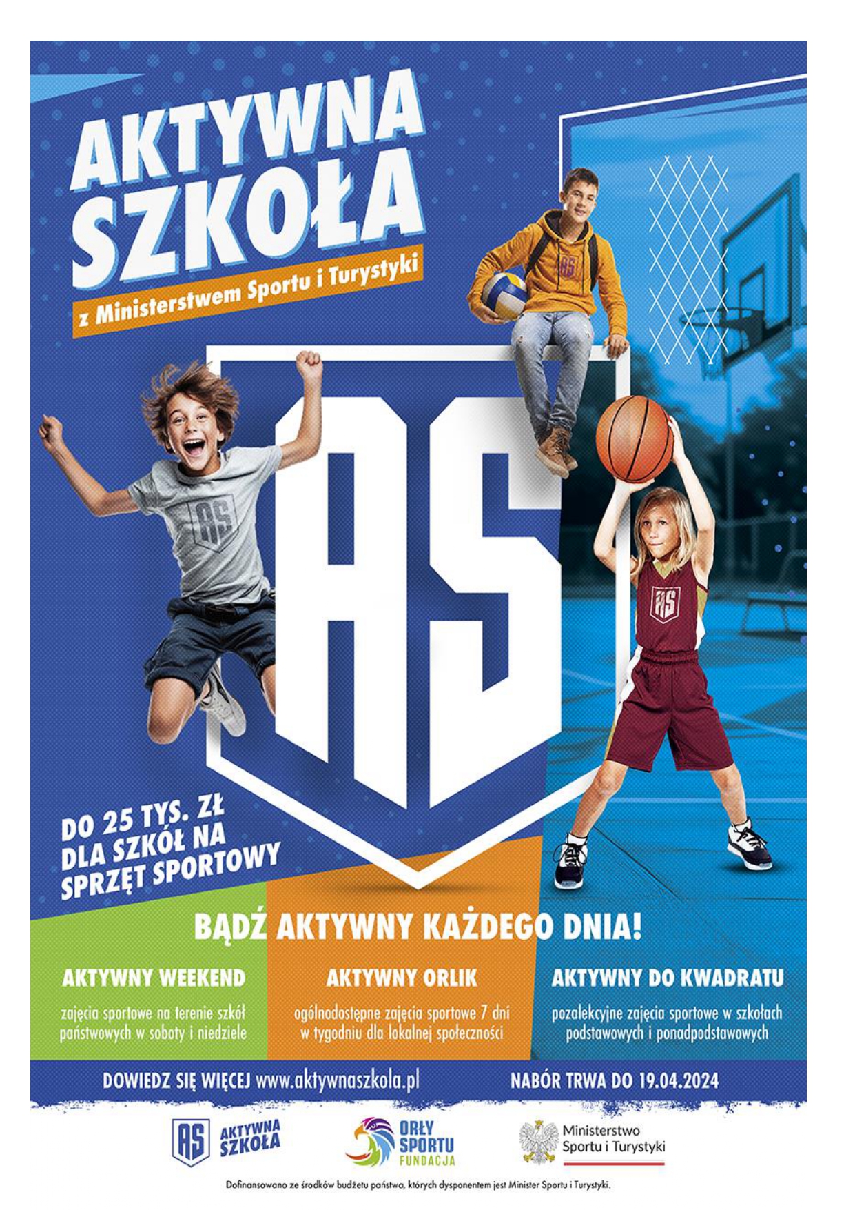 Plakat Aktywnej Szkoły
