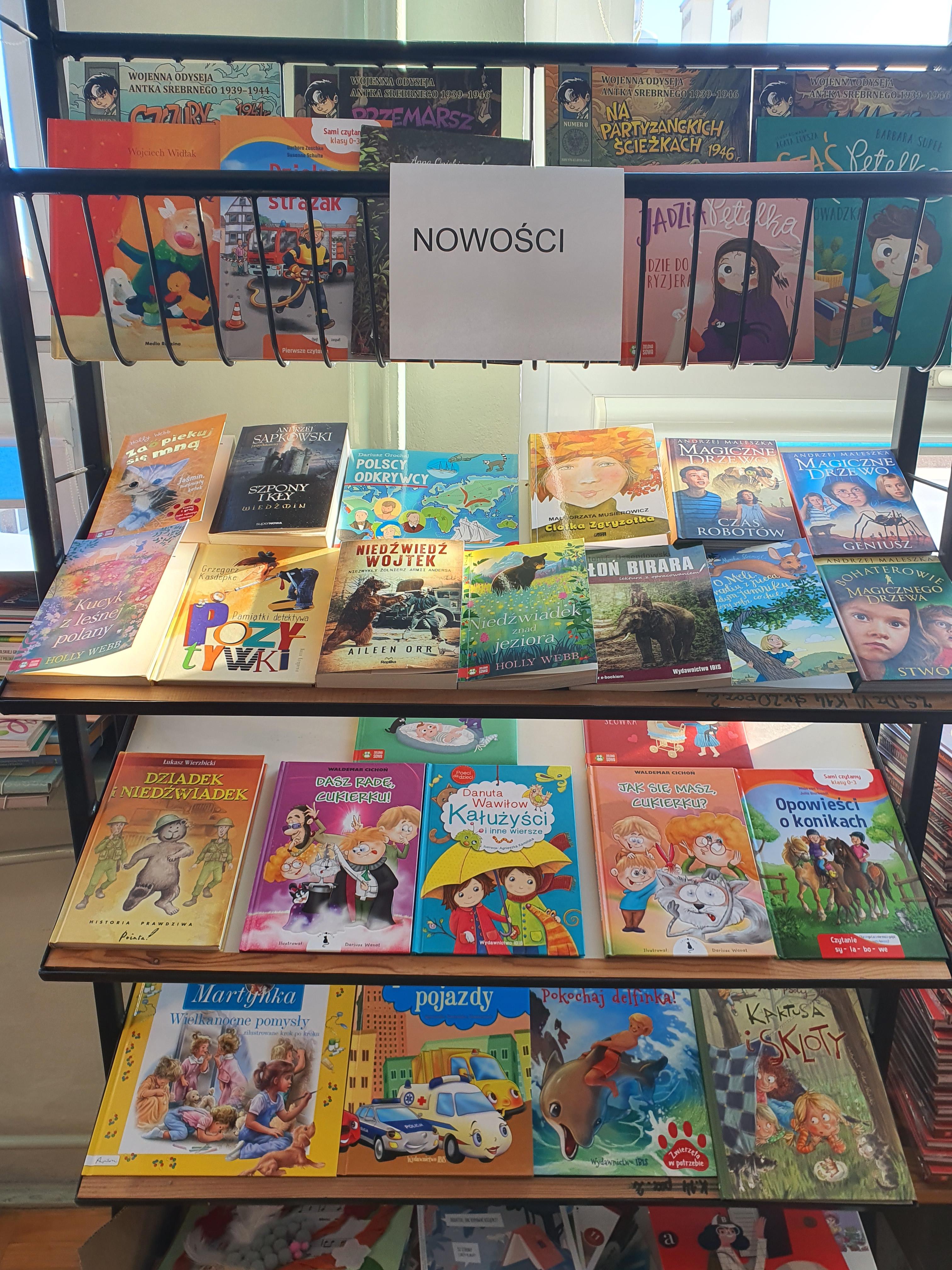 Nowości w&nbsp;bibliotece szkolnej