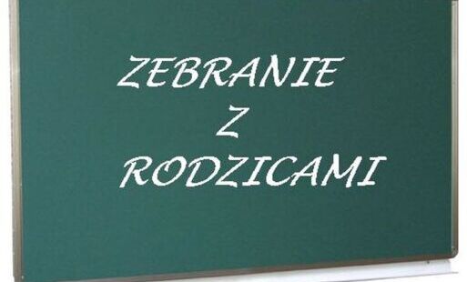 Plakat zebranie z rodzicami