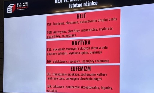 Krytyka/Hejt/Eufemizm