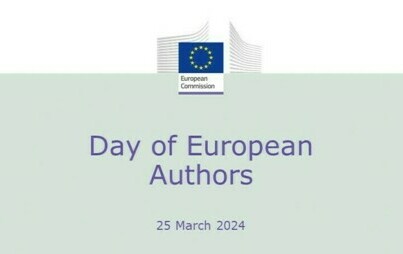 Dzień Europejskich Autorów - plakat informujący