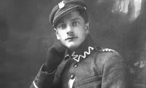 Józef Jaroń na zdjęciu