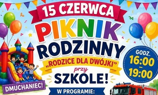 Plakat o pikniku PSP 2 Staszów