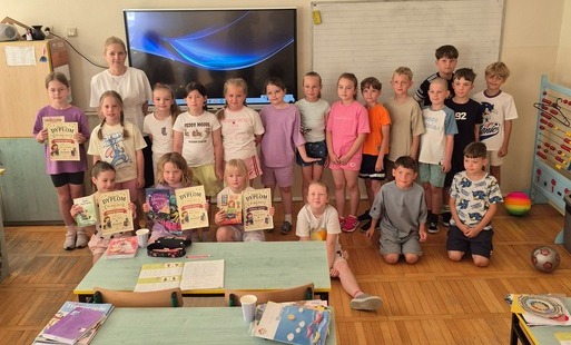 Najlepiej czytająca klasa w szkole z wychowawcą